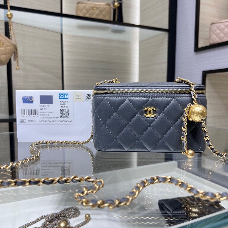 Ch*el cosmetic bags